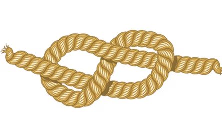 Tie, knot of a cord