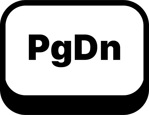 Key - Page Down